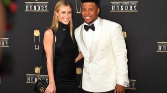 Saquon Barkley Gives MAJOR Credit to Fiancée For NFL Success