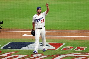 Dodgers’ Clayton Kershaw Has Words For Mariners’ Cal Raleigh