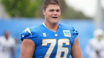 Chargers’ Joe Alt Manhandles Khalil Mack and Bud Dupree In Training Camp