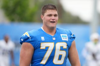 Chargers’ Joe Alt Manhandles Khalil Mack and Bud Dupree In Training Camp